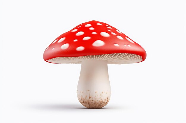 generative ai amanita muscaria isolated white background 934909 18385