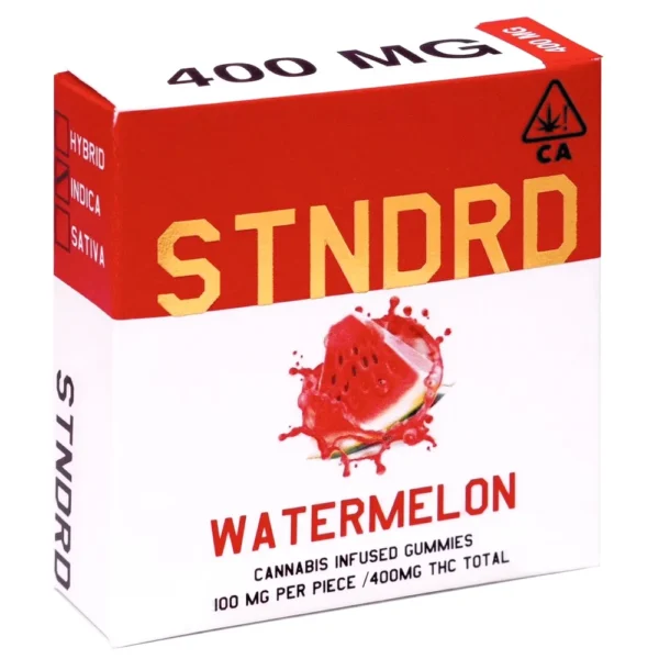 STNDRD - 400mg THC Gummies Australia - Watermelon
